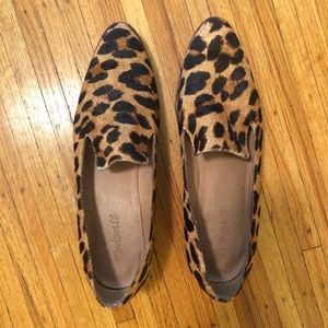 Madewell leopard print loafers